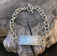 Load image into Gallery viewer, Silver Mitla bracelet