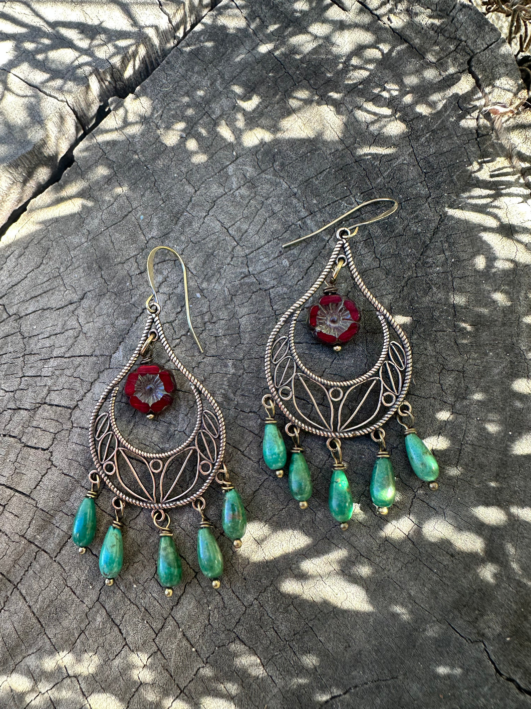 Lucia’s Chandeliers with Turquoise II