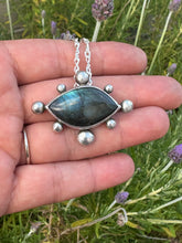 Load image into Gallery viewer, Labradorite Ojo Protection Pendant II