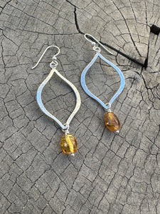 Chiapas Amber drop hoops