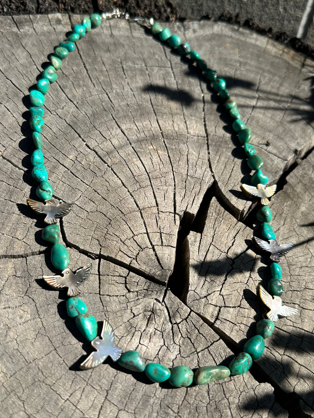 “Pájaros y Turquesa” Necklace