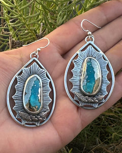 Turquoise Protection earrings