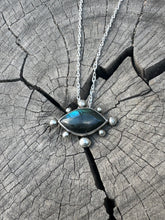 Load image into Gallery viewer, Labradorite Ojo Protection Pendant II