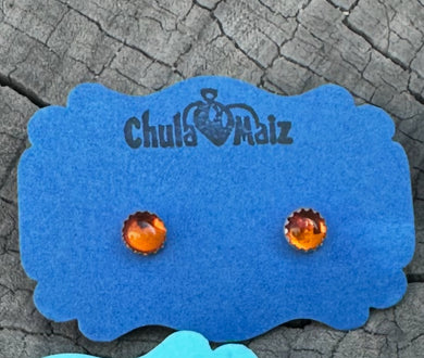 Amber studs