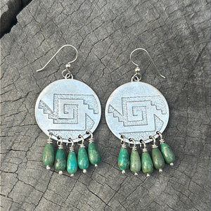 Sterling Ximalli earrings with Turquoise