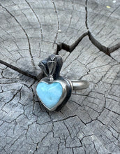 Load image into Gallery viewer, Larimar Sacred Heart
