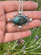 Load image into Gallery viewer, Labradorite Ojo Protection Pendant II