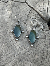 Load image into Gallery viewer, Reserved for Cami- Jade and silver earrings