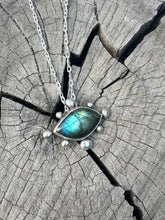 Load image into Gallery viewer, Labradorite Ojo Protection Pendant II