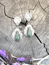 Load image into Gallery viewer, Jade stamped earrings