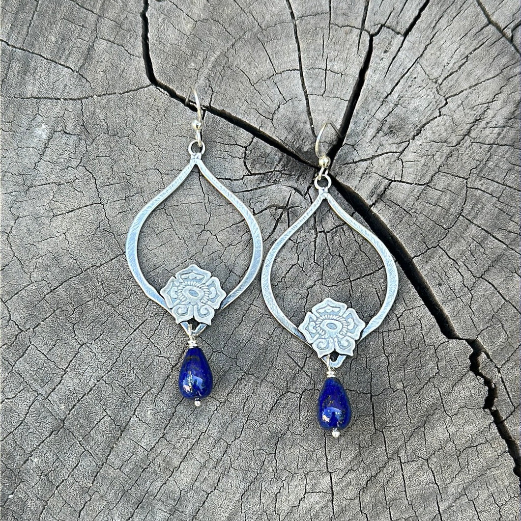 Xochitl & Lapis Lazuli Earrings