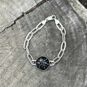 Peyotito de Obsidiana bracelet