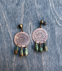 Xóchitl Verde earrings