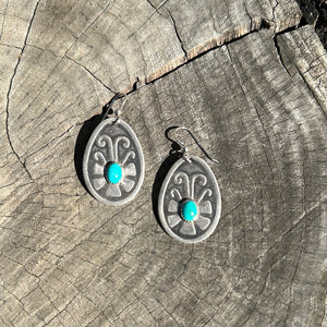 Papalotl discs with Turquoise