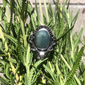 Venadito with Jade ring