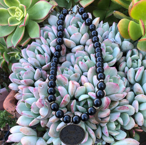 Coyolxauhqui & obsidian Necklace