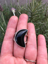 Load image into Gallery viewer, Luna de Obsidiana ring