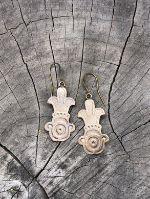 Pienso en ti ~ Bronze Earrings