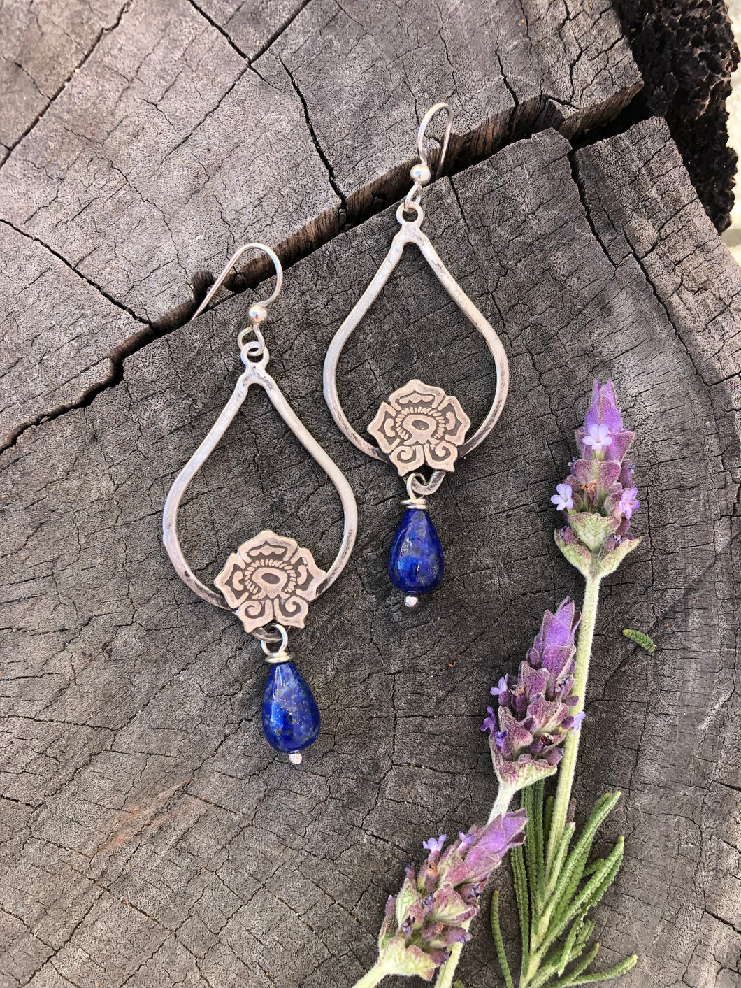 Xochitl & Lapis Lazuli Earrings