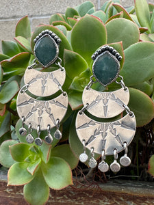 Diosa Poderosa Jade earrings